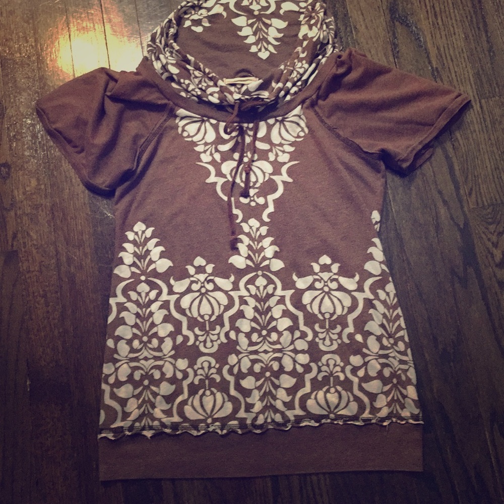 Testament brand boho shirt sleeve sweatshirt